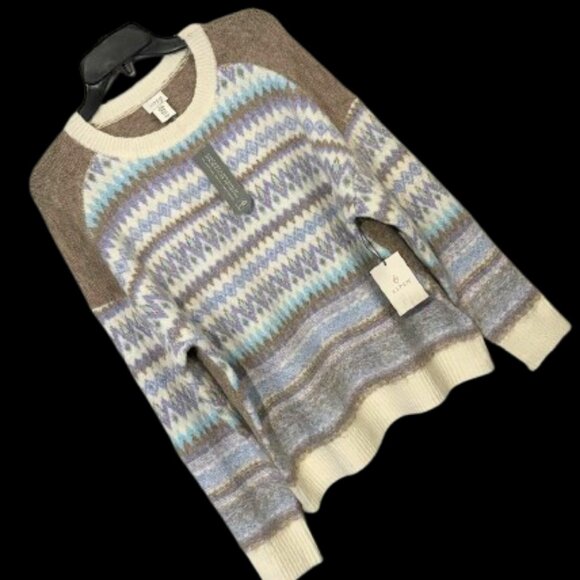 Aspen Sweaters - NWT ASPEN Fair Isle Soft Knit Pullover Sweater COZY!! SZ M